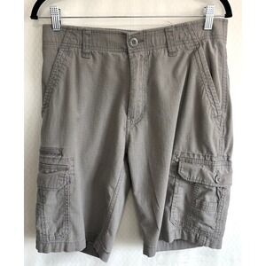 WearFirst Cargo Shorts Men's 32 Khaki Cotton Utility Casual